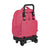 Mochila Escolar con Ruedas Compact BlackFit8 Rosa