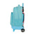 Mochila Escolar con Ruedas Compact Benetton Candy Azul claro