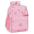 Mochila Escolar Glow Lab Unicorn Day Rosa