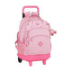 Mochila Escolar con Ruedas Compact Glow Lab Unicorn Day Rosa