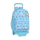 Mochila Escolar con Ruedas 905 Moos Azul claro