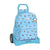 Mochila Escolar con Ruedas Evolution Moos Azul claro