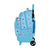 Mochila Escolar con Ruedas Compact Moos Azul claro