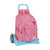 Mochila Escolar con Ruedas Evolution BlackFit8 Cute