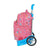 Mochila Escolar con Ruedas Evolution BlackFit8 Cute