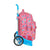 Mochila Escolar con Ruedas Evolution BlackFit8 Cute