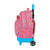 Mochila Escolar con Ruedas Compact BlackFit8 Cute