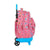 Mochila Escolar con Ruedas Compact BlackFit8 Cute