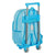 Mochila Escolar con Ruedas 705 Simon Azul claro