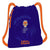 Bolsa Mochila con Cuerdas Valencia Basket Azul Naranja