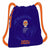 Bolsa Mochila con Cuerdas Valencia Basket Azul Naranja