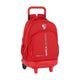 Mochila Escolar con Ruedas Compact Sevilla Fútbol Club Rojo