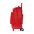 Mochila Escolar con Ruedas Compact Sevilla Fútbol Club Rojo