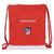 Bolsa Mochila con Cuerdas Real Madrid C.F. Blanco Rojo