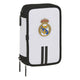 Plumier Triple Real Madrid C.F. Blanco Negro (36 Piezas)