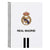 Libreta de Anillas Real Madrid C.F. Blanco Negro A5