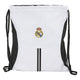 Bolsa Mochila con Cuerdas Real Madrid C.F. Blanco Negro