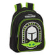 Mochila Infantil The Mandalorian Negro Verde