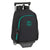 Mochila Escolar con Ruedas 705 F.C. Barcelona 20/21 Negro