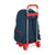 Mochila Escolar con Ruedas 905 Benetton Navy Azul marino