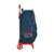 Mochila Escolar con Ruedas 905 Benetton Navy Azul marino