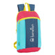 Mochila Infantil Benetton Colorine Amarillo Azul Rosa Turquesa