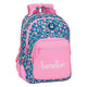 Mochila Escolar Benetton Blooming Rosa