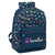 Mochila Escolar Benetton Dot Com Azul marino