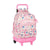 Mochila Escolar con Ruedas Compact Glow Lab Welcome Home Rosa