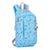 Mochila Casual Rollers Moos Multicolor Azul claro