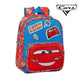 Mochila Infantil Cars Mc Queen Azul Rojo