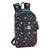 Mochila Infantil Paul Frank Retro Gamer Negro