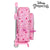 Mochila Escolar con Ruedas 705 Princesses Disney Rosa