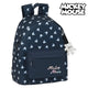 Mochila Escolar Mickey Mouse Moon Azul marino