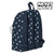 Mochila Escolar Mickey Mouse Moon Azul marino