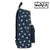 Mochila Escolar Mickey Mouse Moon Azul marino