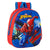 Mochila Infantil 3D Spiderman Azul Rojo