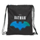 Mochila Saco Infantil Batman Bat-Tech Negro