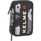 Plumier Doble Kelme Negro Gris (28 piezas)