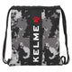 Bolsa Mochila con Cuerdas Kelme Negro Gris