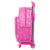 Mochila Escolar con Ruedas Art Club LOL Surprise! Fucsia (28 x 10 x 67 cm)