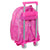 Mochila Escolar con Ruedas Art Club LOL Surprise! Fucsia (28 x 10 x 67 cm)