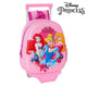 Mochila Escolar 3D con Ruedas 705 Princesses Disney Rosa