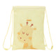 Bolsa Mochila con Cuerdas Giraffe Safta