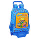 Mochila Escolar con Ruedas SuperThings Azul Multicolor