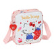 Bolso Bandolera Hello Kitty Happiness girl Rosa Blanco 4 L