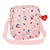 Bolso Bandolera Hello Kitty Happiness girl Rosa Blanco 4 L