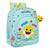 Mochila Escolar Baby Shark Beach day Azul claro (26 x 34 x 11 cm)