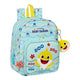 Mochila Escolar Baby Shark Beach day Amarillo Azul claro (22 x 27 x 10 cm)