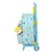 Mochila Escolar con Ruedas Baby Shark Beach Day Azul claro (22 x 28 x 10 cm)